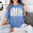 STEM Rocks Science Technology Engineering Math STEM Teacher Women's Comfort Colors T-Shirt Blue Jean STEM Rocks Science Technology Engineering Math STEM Teacher Women's Comfort Colors T-Shirt Blue Jean