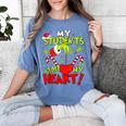 My Students Stole My Heart Teacher Holiday Merry Christmas Women's Comfort Colors T-Shirt Blue Jean My Students Stole My Heart Teacher Holiday Merry Christmas Women's Comfort Colors T-Shirt Blue Jean