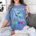 It Takes A Lot Of Sparkle To Be A Teacher Rainbow Fish For Men Women Women's Comfort Colors T-Shirt Blue Jean