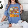 I Teach The Coolest Pumpkins In The Patch Teacher Halloween Women's Comfort Colors T-Shirt Blue Jean I Teach The Coolest Pumpkins In The Patch Teacher Halloween Women's Comfort Colors T-Shirt Blue Jean