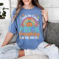 I Teach The Cutest Pre-K Pumpkin Teacher Student Halloween Women's Comfort Colors T-Shirt Blue Jean