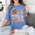 I Teach The Cutest Pumpkins In The Patch Halloween Teacher Women's Comfort Colors T-Shirt Blue Jean I Teach The Cutest Pumpkins In The Patch Halloween Teacher Women's Comfort Colors T-Shirt Blue Jean