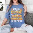 I Teach The Cutest Pumpkins Shirt Teachers Halloween Women's Comfort Colors T-Shirt Blue Jean I Teach The Cutest Pumpkins Shirt Teachers Halloween Women's Comfort Colors T-Shirt Blue Jean