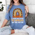Teach Leopard Rainbow Cute Halloween Costume Teacher Women Women's Comfort Colors T-Shirt Blue Jean Teach Leopard Rainbow Cute Halloween Costume Teacher Women Women's Comfort Colors T-Shirt Blue Jean