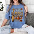 Teach The Scariest Mummies Halloween Social Studies Teacher Men Women Women's Comfort Colors T-Shirt Blue Jean Teach The Scariest Mummies Halloween Social Studies Teacher Men Women Women's Comfort Colors T-Shirt Blue Jean