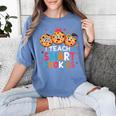 I Teach Smart Cookies Cute Back To School Teacher Women's Comfort Colors T-Shirt Blue Jean I Teach Smart Cookies Cute Back To School Teacher Women's Comfort Colors T-Shirt Blue Jean
