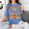 Teach Thanksgiving Teacher Thankful For My 1st Grade Turkeys Women's Comfort Colors T-Shirt Blue Jean Teach Thanksgiving Teacher Thankful For My 1st Grade Turkeys Women's Comfort Colors T-Shirt Blue Jean