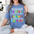 Teacher Besties Because Going Crazy Alone Is Not Fun Women's Comfort Colors T-Shirt Blue Jean Teacher Besties Because Going Crazy Alone Is Not Fun Women's Comfort Colors T-Shirt Blue Jean