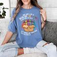 Teacher We Are Like a Box Of Crayons Women's Comfort Colors T-Shirt Blue Jean