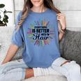 Teacher Flair Pen Art Lover School Supplies Women's Comfort Colors T-Shirt Blue Jean Teacher Flair Pen Art Lover School Supplies Women's Comfort Colors T-Shirt Blue Jean
