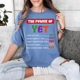 Teacher Growth Mindset Power Of Yet Women's Comfort Colors T-Shirt Blue Jean Teacher Growth Mindset Power Of Yet Women's Comfort Colors T-Shirt Blue Jean