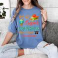 Teacher Not All Superheroes Wear Capes Teacher Squad Women's Comfort Colors T-Shirt Blue Jean Teacher Not All Superheroes Wear Capes Teacher Squad Women's Comfort Colors T-Shirt Blue Jean