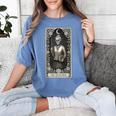 The Teacher Skeleton Tarot Card Women's Comfort Colors T-Shirt Blue Jean The Teacher Skeleton Tarot Card Women's Comfort Colors T-Shirt Blue Jean