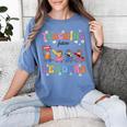 Teaching Future Leaders Otter Back To School Teacher Women's Comfort Colors T-Shirt Blue Jean
