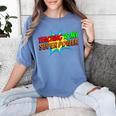 Teaching Is My Superpower Comic Back To School Teacher Women's Comfort Colors T-Shirt Blue Jean Teaching Is My Superpower Comic Back To School Teacher Women's Comfort Colors T-Shirt Blue Jean
