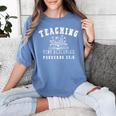 Teaching Tiny Disciples Christian Bible Verse Teacher Women's Comfort Colors T-Shirt Blue Jean Teaching Tiny Disciples Christian Bible Verse Teacher Women's Comfort Colors T-Shirt Blue Jean