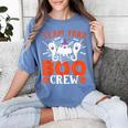 Team Para Boo Crew Halloween Ghost Paraprofessional Teacher Women's Comfort Colors T-Shirt Blue Jean Team Para Boo Crew Halloween Ghost Paraprofessional Teacher Women's Comfort Colors T-Shirt Blue Jean