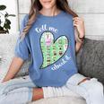 Tell Me About It Speech Pathology Aac Sped Teacher Women's Comfort Colors T-Shirt Blue Jean Tell Me About It Speech Pathology Aac Sped Teacher Women's Comfort Colors T-Shirt Blue Jean