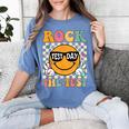Test Day Rock The Test Teacher Testing Day You Got This Women's Comfort Colors T-Shirt Blue Jean