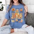 Thanksgiving One Thankful Art Teacher Fall Groovy Men Women Women's Comfort Colors T-Shirt Blue Jean Thanksgiving One Thankful Art Teacher Fall Groovy Men Women Women's Comfort Colors T-Shirt Blue Jean
