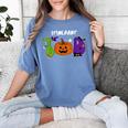 TOD Itinerant Teacher Of The Deaf Halloween ASL Interpreters Women's Comfort Colors T-Shirt Blue Jean TOD Itinerant Teacher Of The Deaf Halloween ASL Interpreters Women's Comfort Colors T-Shirt Blue Jean