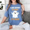 History Teacher Halloween History Class School For Men Women Kids Women's Comfort Colors T-Shirt Blue Jean