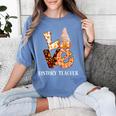 History Teacher Love Autumn Fall Gnome For Teachers For Men Women Women's Comfort Colors T-Shirt Blue Jean History Teacher Love Autumn Fall Gnome For Teachers For Men Women Women's Comfort Colors T-Shirt Blue Jean