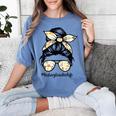 History Teacher Messy Bun Life Hair Glasses Women's Comfort Colors T-Shirt Blue Jean History Teacher Messy Bun Life Hair Glasses Women's Comfort Colors T-Shirt Blue Jean