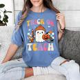 Trick Or Teach Ghost Teacher School Halloween Men Women Women's Comfort Colors T-Shirt Blue Jean Trick Or Teach Ghost Teacher School Halloween Men Women Women's Comfort Colors T-Shirt Blue Jean