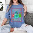 Trick Or Teach Neon Ghost Flower Teacher Spooky Halloween Women's Comfort Colors T-Shirt Blue Jean Trick Or Teach Neon Ghost Flower Teacher Spooky Halloween Women's Comfort Colors T-Shirt Blue Jean