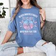 Never Underestimate Teachers Who Runs For Fun Running Teache Women's Comfort Colors T-Shirt Blue Jean Never Underestimate Teachers Who Runs For Fun Running Teache Women's Comfort Colors T-Shirt Blue Jean