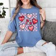 Valentine You Are Loved Worthy Enough Candy Heart Teacher For Men Women Girls Kids Women's Comfort Colors T-Shirt Blue Jean