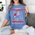 I Want A Hippopotenuse For Christmath Math Teacher Christmas Women's Comfort Colors T-Shirt Blue Jean I Want A Hippopotenuse For Christmath Math Teacher Christmas Women's Comfort Colors T-Shirt Blue Jean