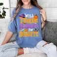 Will Trade Students For Donuts Halloween Teacher Women's Comfort Colors T-Shirt Blue Jean