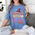 Which Witch Is Which Halloween English Teacher Women's Comfort Colors T-Shirt Blue Jean Which Witch Is Which Halloween English Teacher Women's Comfort Colors T-Shirt Blue Jean