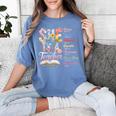 Women Bible Verse Christian Teacher God Says Back To School Women's Comfort Colors T-Shirt Blue Jean Women Bible Verse Christian Teacher God Says Back To School Women's Comfort Colors T-Shirt Blue Jean