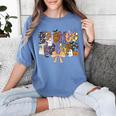 Women Spooky Science Teacher Halloween Science Stem Teacher Women's Comfort Colors T-Shirt Blue Jean