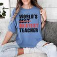 World's Best Okayest Teacher ACY025a For Men Women Women's Comfort Colors T-Shirt Blue Jean World's Best Okayest Teacher ACY025a For Men Women Women's Comfort Colors T-Shirt Blue Jean