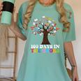 100 Days In The Books Reading Teacher 100th Day Of School Women's Comfort Colors T-Shirt Chalky Mint 100 Days In The Books Reading Teacher 100th Day Of School Women's Comfort Colors T-Shirt Chalky Mint