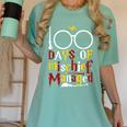 100 Days Of Mischief Managed Teacher Kid 100th Day Of School Women's Comfort Colors T-Shirt Chalky Mint 100 Days Of Mischief Managed Teacher Kid 100th Day Of School Women's Comfort Colors T-Shirt Chalky Mint