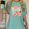100 Days Of School Preppy 100th Day Of School Teacher Kids Women's Comfort Colors T-Shirt Chalky Mint 100 Days Of School Preppy 100th Day Of School Teacher Kids Women's Comfort Colors T-Shirt Chalky Mint