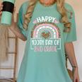 100th Day Of 2nd Grade 100 Days Of School Teacher Women's Comfort Colors T-Shirt Chalky Mint