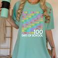 100th Day Of School Teacher Kids 100 Days Math Numbers Women's Comfort Colors T-Shirt Chalky Mint 100th Day Of School Teacher Kids 100 Days Math Numbers Women's Comfort Colors T-Shirt Chalky Mint