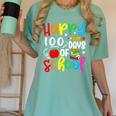 100th Day Of School Teachers Kids Girls Child Happy 100 Days Women's Comfort Colors T-Shirt Chalky Mint 100th Day Of School Teachers Kids Girls Child Happy 100 Days Women's Comfort Colors T-Shirt Chalky Mint