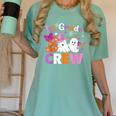 1st Grade Boo Crew First Grade Halloween Costume Teacher Kid Women's Comfort Colors T-Shirt Chalky Mint 1st Grade Boo Crew First Grade Halloween Costume Teacher Kid Women's Comfort Colors T-Shirt Chalky Mint