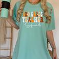 2nd Grade Teacher Squad Cute Women Groovy Fall Autumn Lovers Women's Comfort Colors T-Shirt Chalky Mint 2nd Grade Teacher Squad Cute Women Groovy Fall Autumn Lovers Women's Comfort Colors T-Shirt Chalky Mint