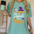 My 4th Grade Students Are a Treat Teacher Halloween Witch For Men Women Kids Women's Comfort Colors T-Shirt Chalky Mint My 4th Grade Students Are a Treat Teacher Halloween Witch For Men Women Kids Women's Comfort Colors T-Shirt Chalky Mint