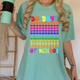 50 Days Of School Hearts Teacher Happy 50th Day Of School Women's Comfort Colors T-Shirt Chalky Mint