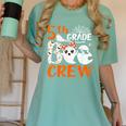 5th Grade Boo Crew Teachers Students Ghost Halloween Women's Comfort Colors T-Shirt Chalky Mint