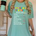 5th Grade Teacher Report Card Appreciation Men Women Women's Comfort Colors T-Shirt Chalky Mint